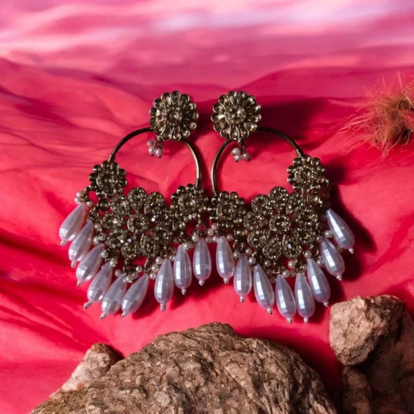 Aranya Mini Oxidised Jhumki Earrings