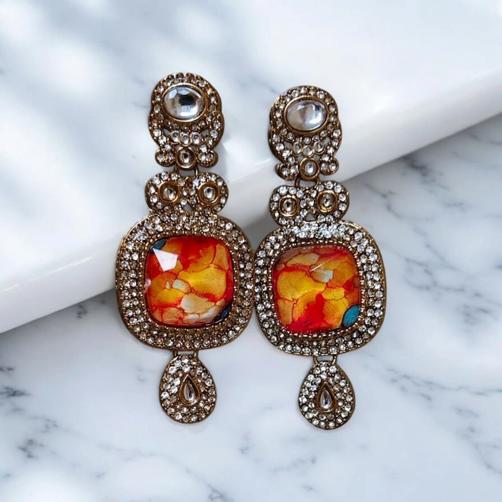 Nazaakat Mini Oxidised Jhumki – Small in Size, Grand in Grace