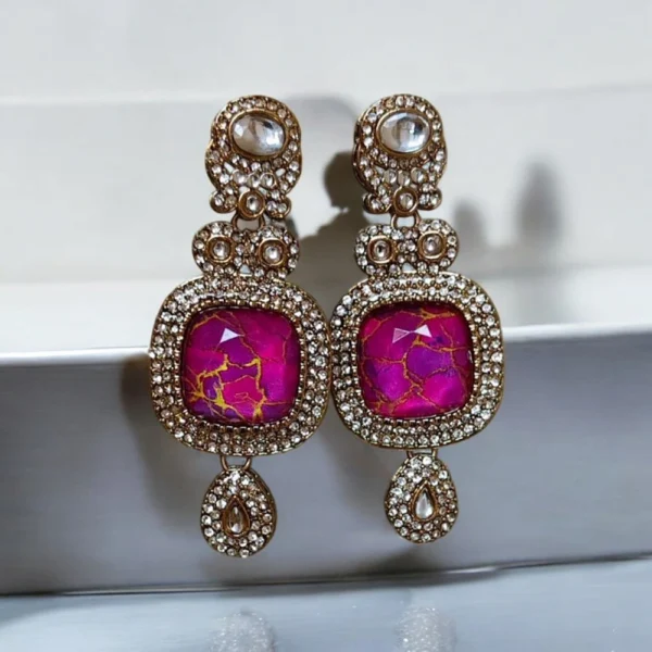 Enchanted Parrot Oxidised Earrings - Handcrafted