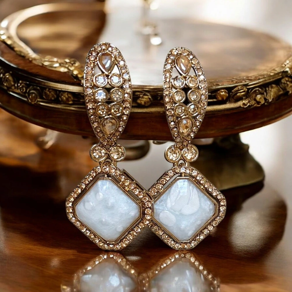 Divine Flute Oxidised Radha Krishna Earrings - Handcrafted