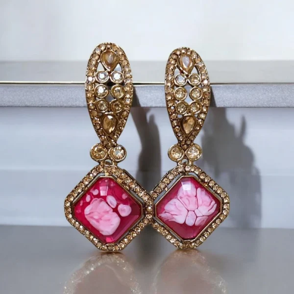 Exquisite Regal Oxidised Jhumki Earrings - Handcrafted