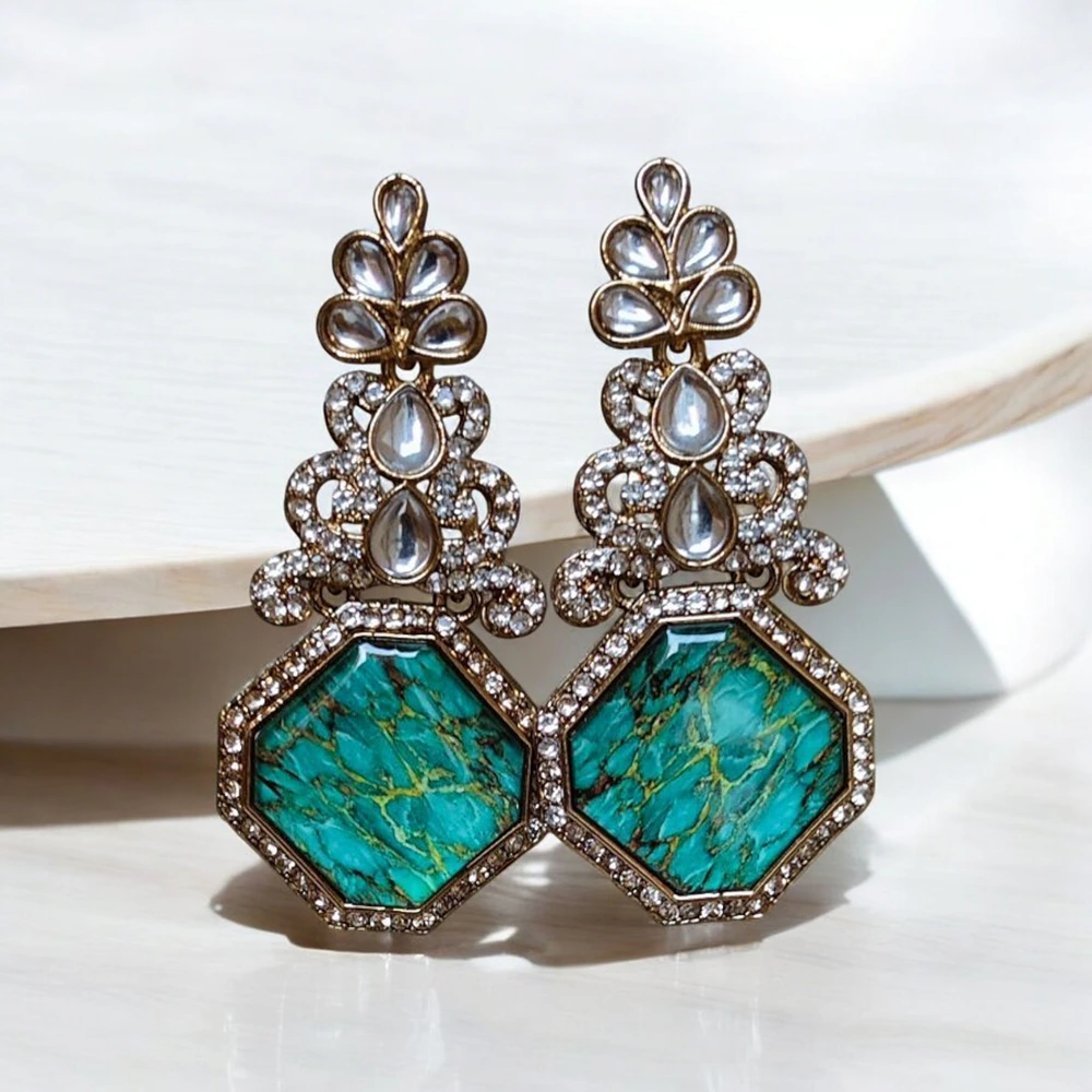 “Golden Wings Oxidised Butterfly Earrings” – Embrace Grace in Metallic Splendor