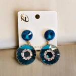 “Berry Blush Korean Earrings” – Sweet Style with a Touch of Class
