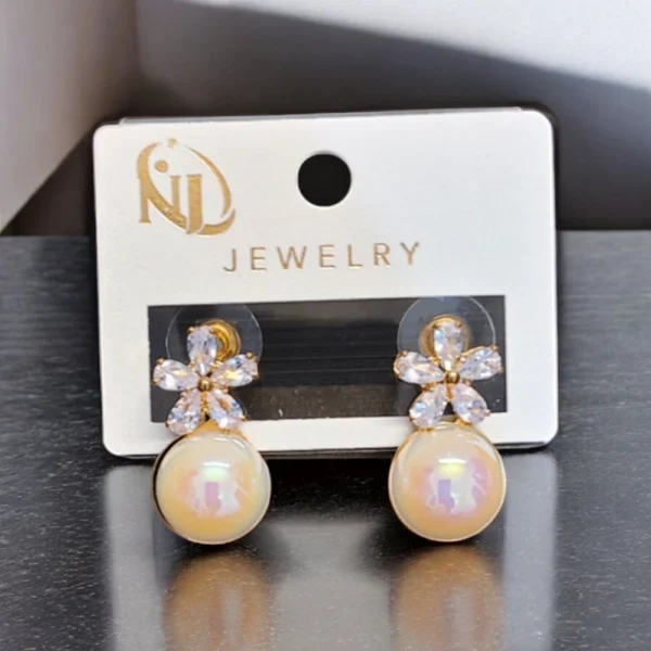 BlushBloom Korean Drop Earrings