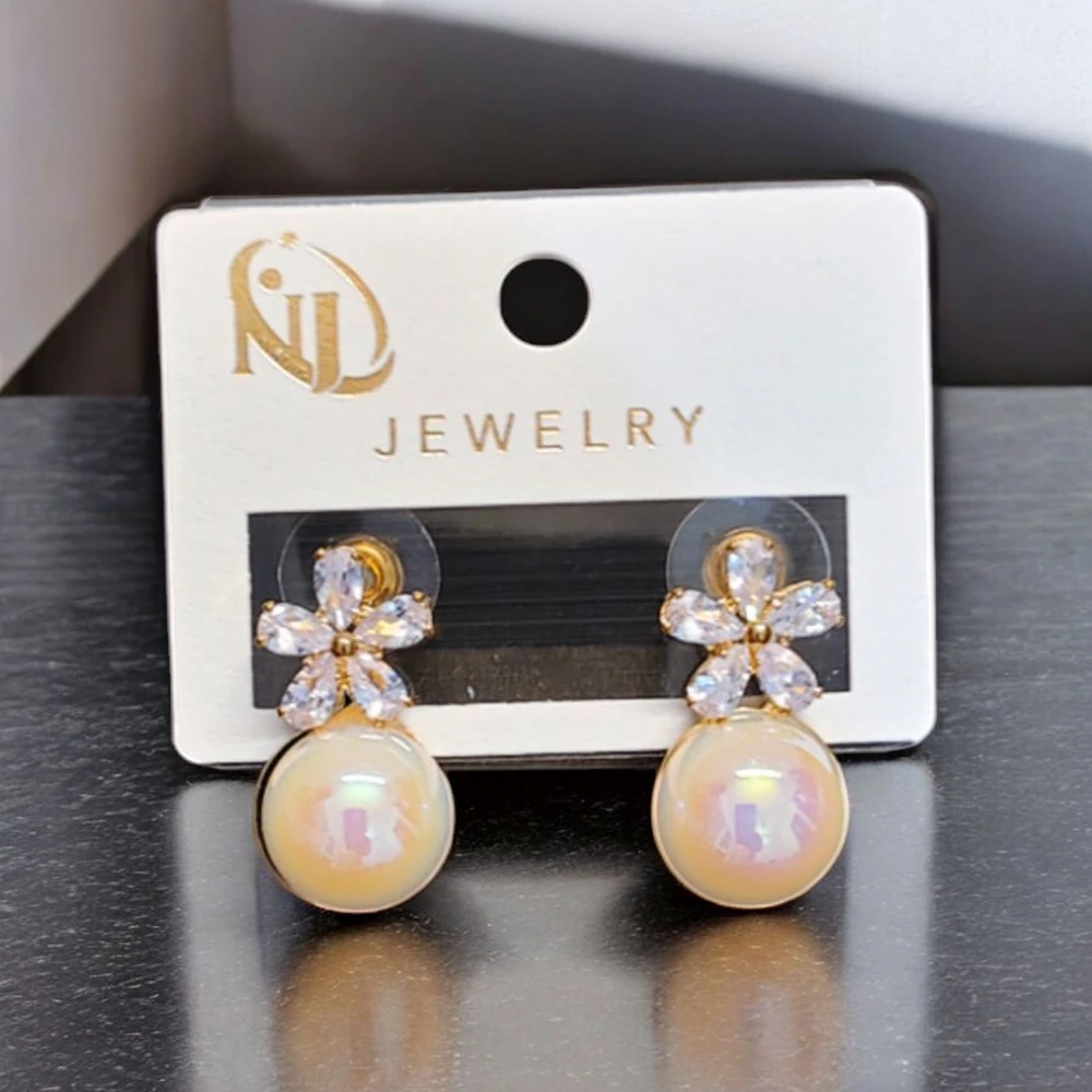 BlushBloom Korean Drop Earrings