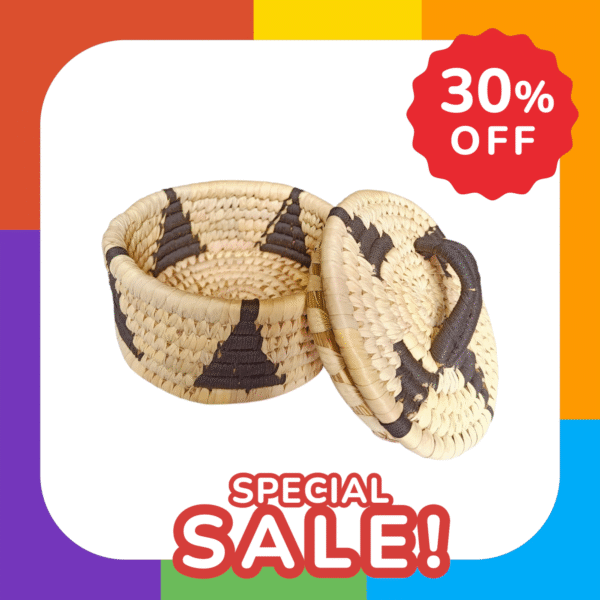 Elegance of Nature - Handwoven Sabai Grass Jewellery Baskets